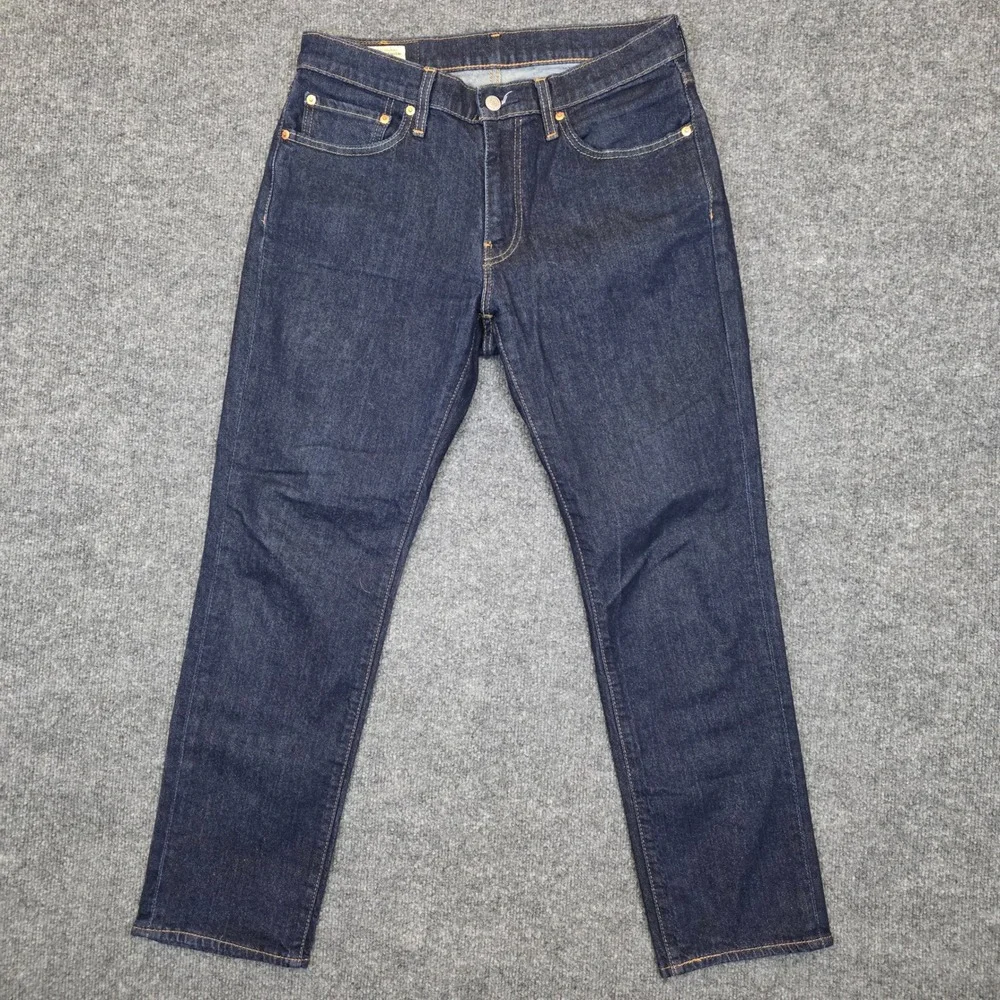 Levis 541 Jeans Mens 31x28 Dark Denim Blue Athletic Fit Tapered Leg Straight